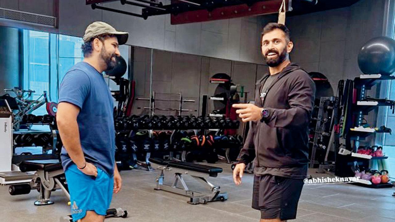 અભિષેક નાયર સાથે ફરી ફિટનેસ ટ્રેઇનિંગ શરૂ કરી રોહિત શર્માએ