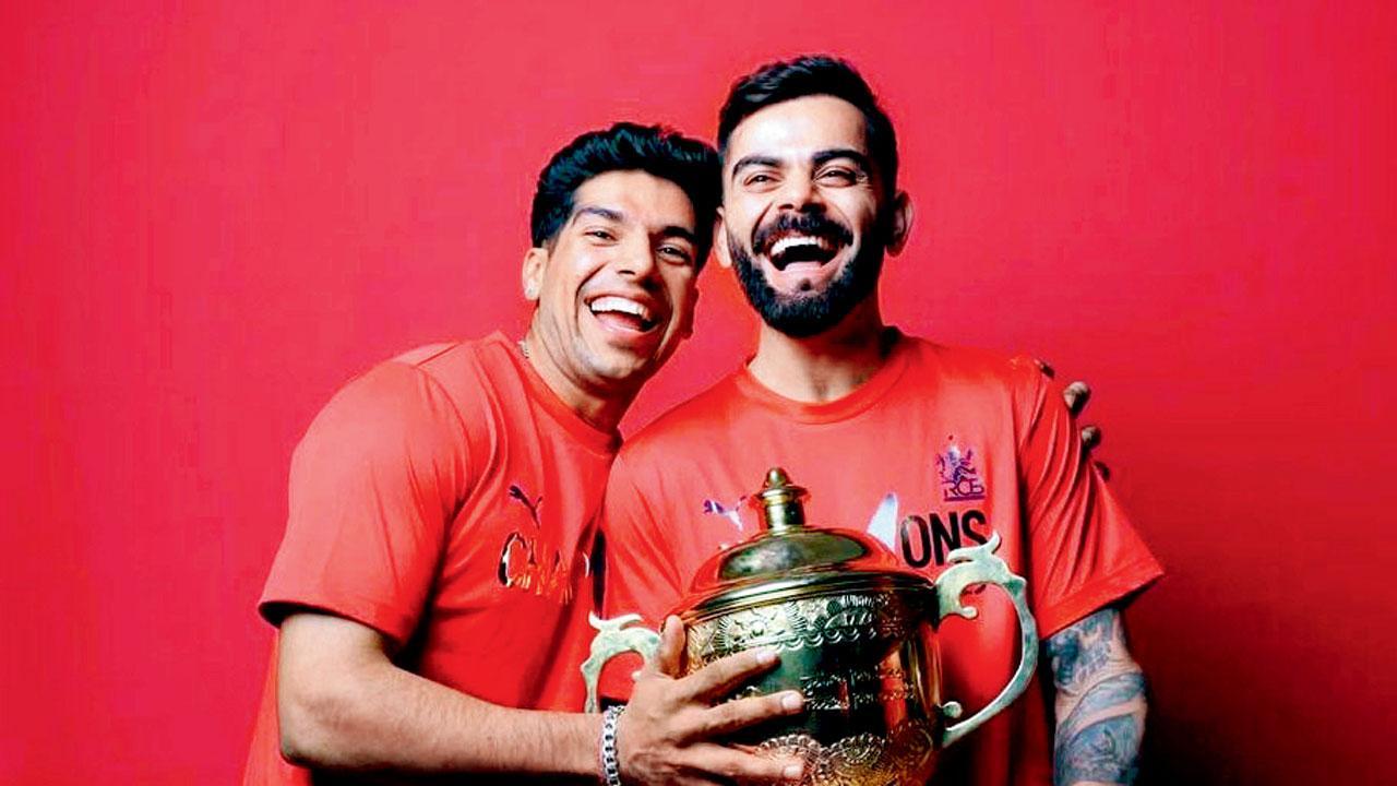 સ્વસ્તિક ચિકારા, વિરાટ કોહલી