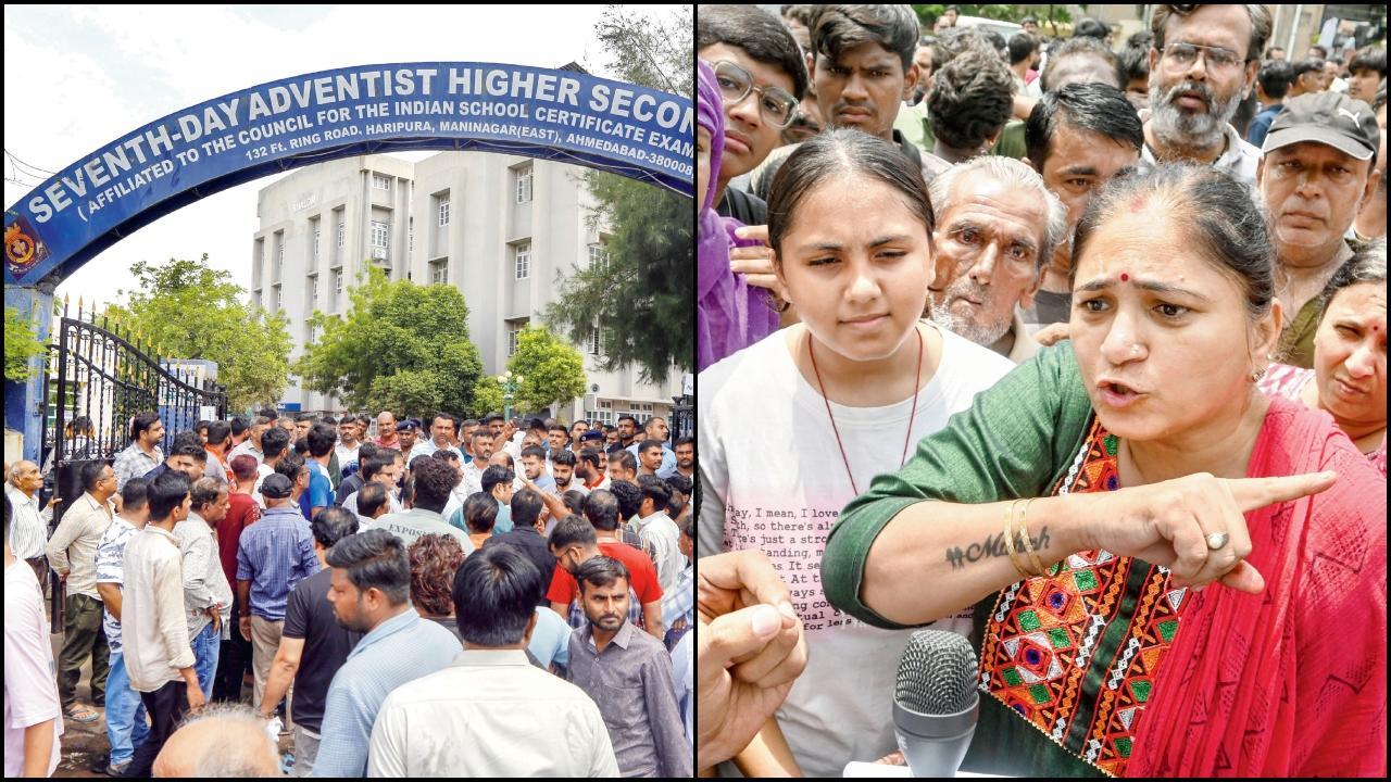 મૃત્યુ પામેલા વિદ્યાર્થીઓના પરિવારજનો અને તેના સમાજના લોકો તથા અન્ય વાલીઓ સ્કૂલની બહાર ભેગા થઈ ગયા હતા અને પોલીસ સાથે તેમનું ઘર્ષણ થયું હતું.