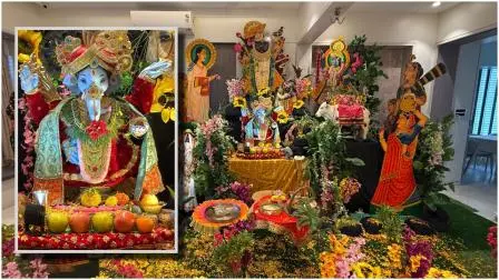 પારેખ પરિવારે ગણપતિ બાપ્પાની પધરામણી માટે યાત્રાધામ જતીપુરાની ઝાંખી તૈયાર કરી છે
