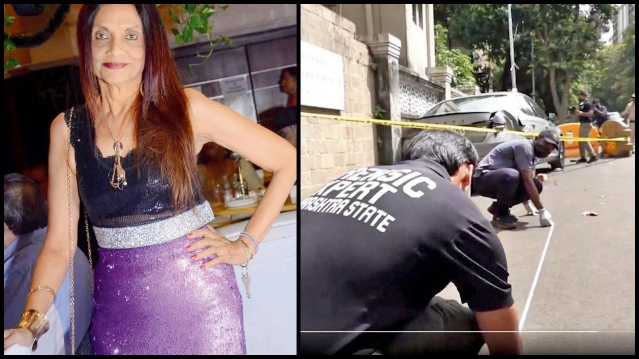 અકસ્માતમાં જીવ ગુમાવનાર નીતા શાહ અને અકસ્માત બાદ પોલીસની ફૉરેન્સિક ટીમના સભ્યો દ્વારા તપાસ ચાલુ​ થઈ હતી. 