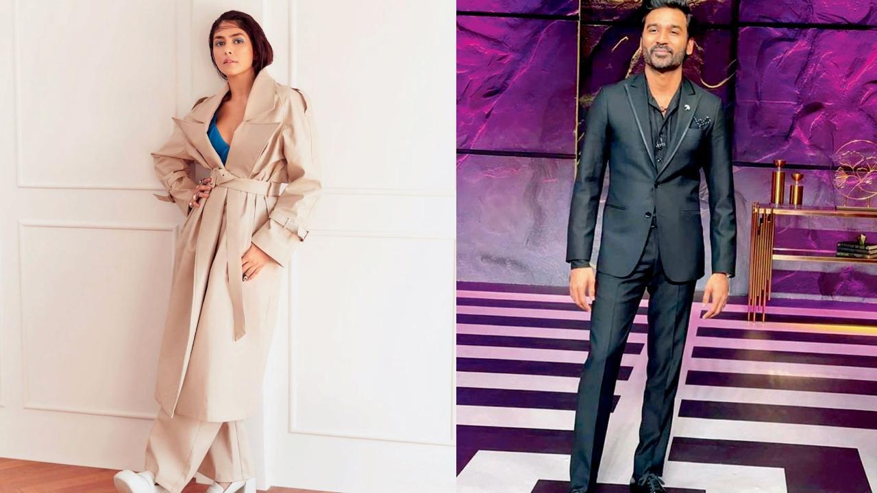 મૃણાલ ઠાકુર અને ધનુષ