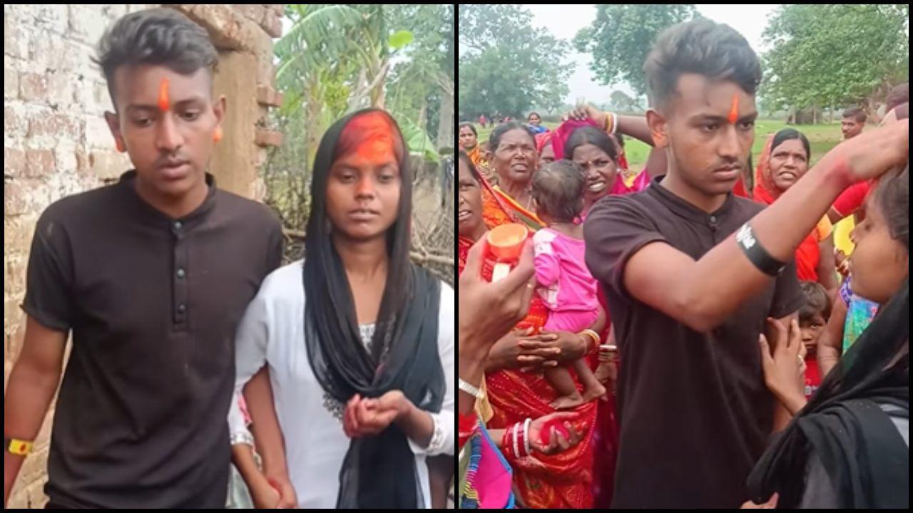 વાયરલ વીડિયોનો સ્ક્રીનગ્રૅબ (તસવીર સૌજન્ય: સોશિયલ મીડિયા)