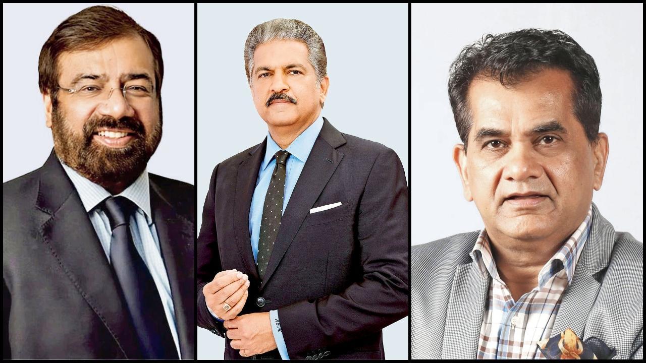 હર્ષ ગોયનકા, આનંદ મહિન્દ્ર, અમિતાભ કાંત