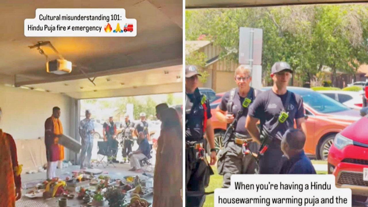 અમેરિકામાં ગૃહપ્રવેશ દરમ્યાન હવન કર્યો, ફાયર-ફાઇટર્સ આગ સમજીને દોડી આવ્યા