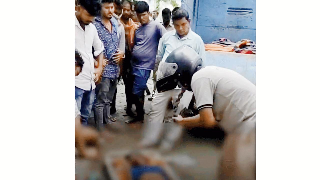 વાયરલ વીડિયોમાંથી સ્ક્રીન શૉટ