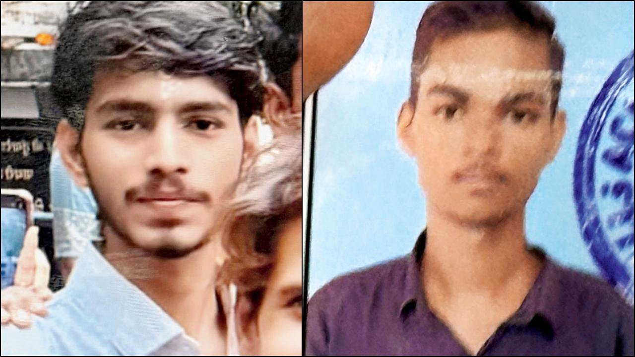 હિમાંશુ વિશ્વકર્મા (ડાબે) અને  સચિન યાદવ.