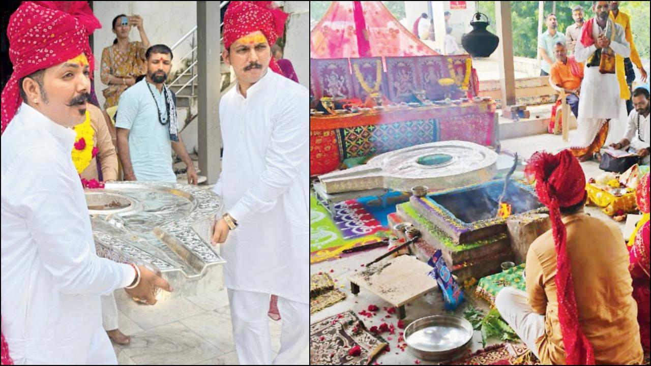 કોટેશ્વર મહાદેવ મંદિરમાં જોધપુરના શિવભક્તે ૧૮ કિલો ચાંદીનું થાળું અર્પણ કર્યું