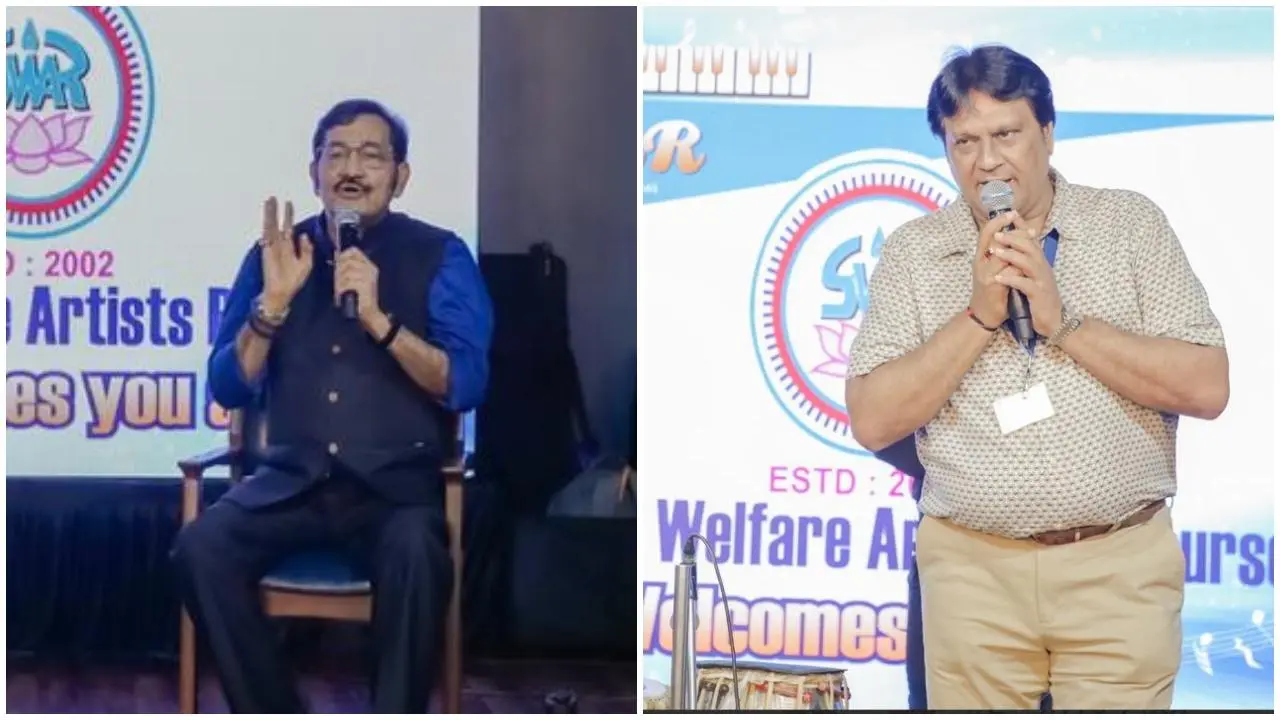 જાણીતા પ્લેબેક સિંગર સુદેશ ભોસલે અને વિખ્યાત પિયાનોવાદક અમર ખંધા