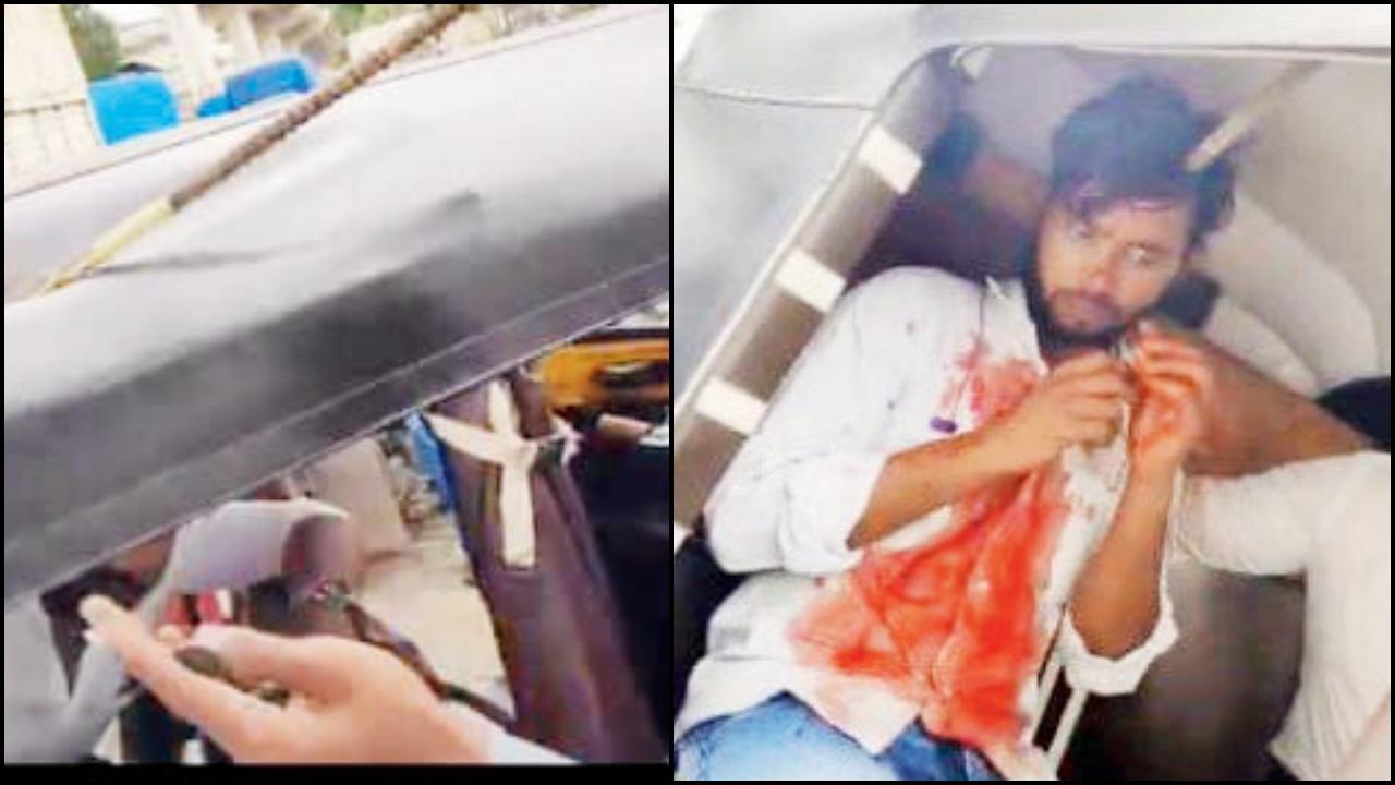 મેટ્રોના બ્રિજ પરથી પડેલો લોખંડનો સળિયો રિક્ષાની છતને ભેદીને સીધો પૅસેન્જરના માથામાં ઘૂસી ગયો