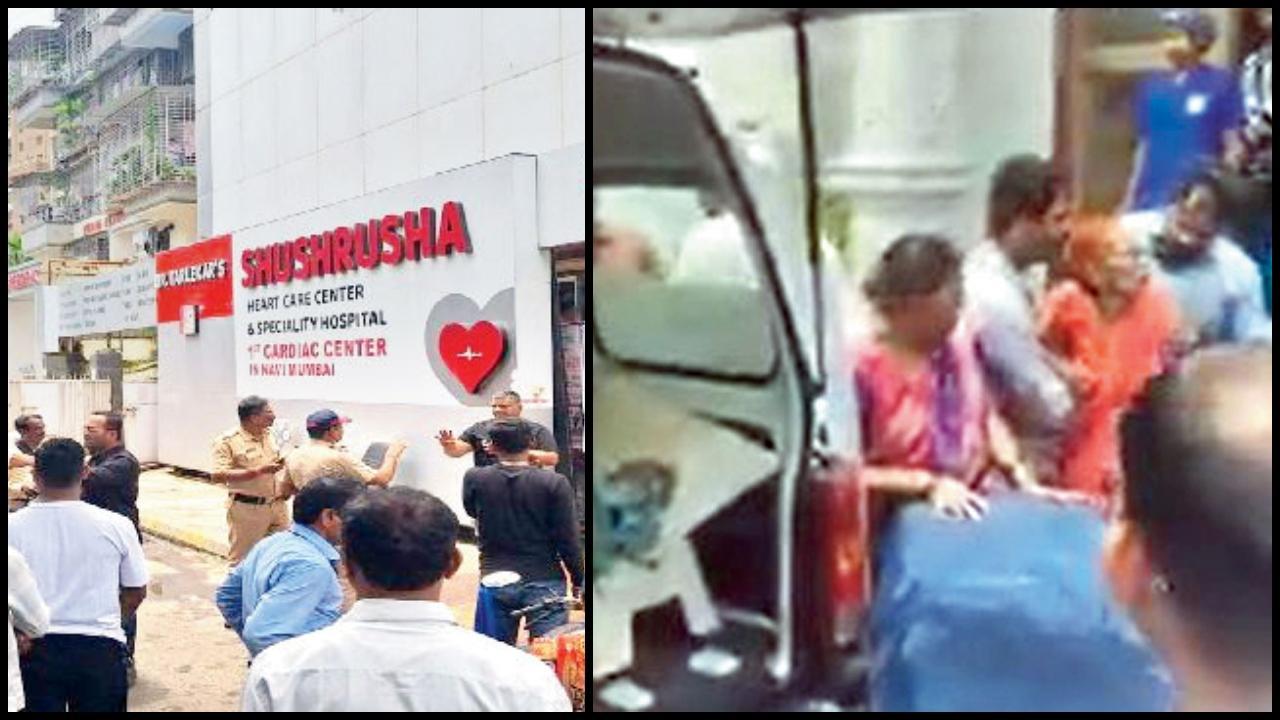 શુશ્રૂષા હૉસ્પિટલમાં લાગેલી આગની દુર્ઘટનામાં બચાવકામગીરી દરમ્યાન અમુક દરદીઓને હાથમાં તેડીને ઍમ્બ્યુલન્સ સુધી પહોંચાડવામાં આવ્યા હતા.