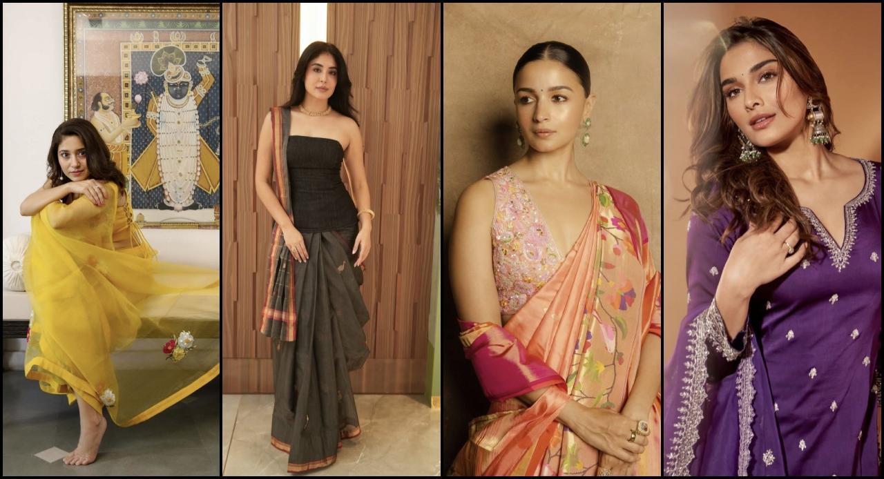 હૅન્ડલૂમ દિવસ: બૉલિવૂડની ફૅશન આઇકૉન્સે આપ્યો ભારતીય હસ્તકળાને ગ્લેમરસ ટચ