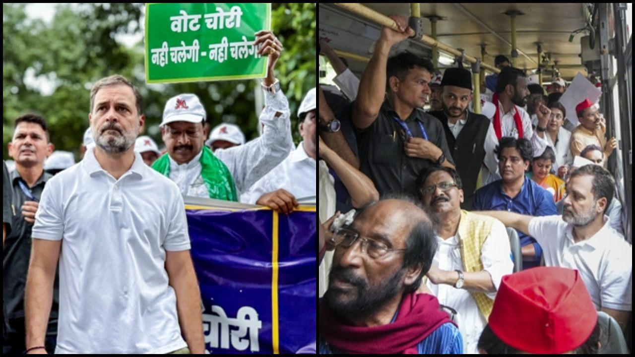 વિપક્ષ દ્વારા શક્તિ પ્રદર્શન (તસવીર સૌજન્ય: એજન્સી)