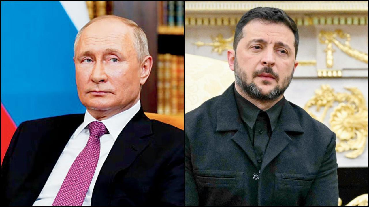 પુતિન અને ઝેલેન્સ્કી