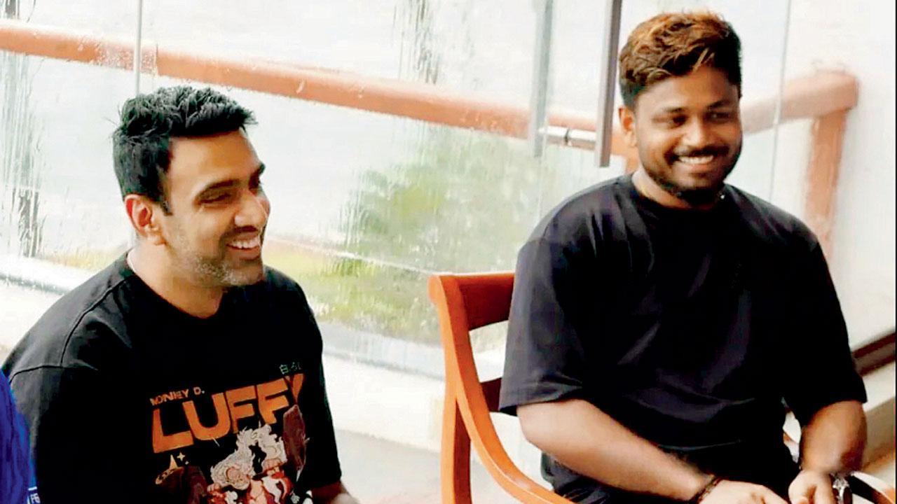 ગઈ કાલે કેરલાના તિરુવનંતપુરમમાં ભેગા થયા હતા અશ્વિન અને સંજુ