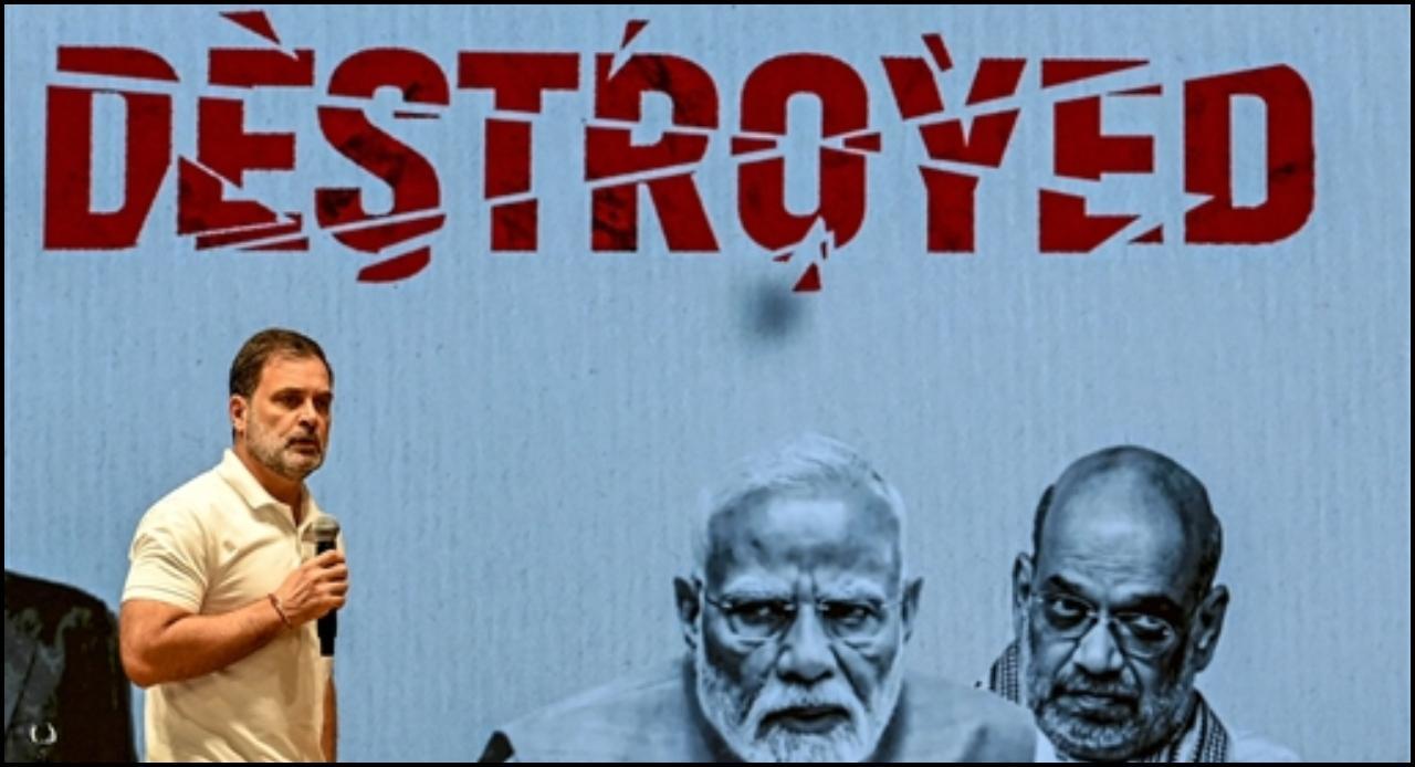 રાહુલ ગાંધીએ લાઈવ કૉન્ફરન્સમાં આપ્યા પુરાવા (તસવીર સૌજન્ય: એજન્સી) 