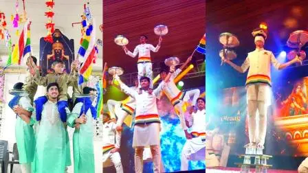 શ્રી‌ માટુંગા જૈન યુવક મંડળના યુવાનોના થાળીનૃત્યની દાદર અને માટુંગાનાં દેરાસરોમાં રજૂઆતની ઝલક.