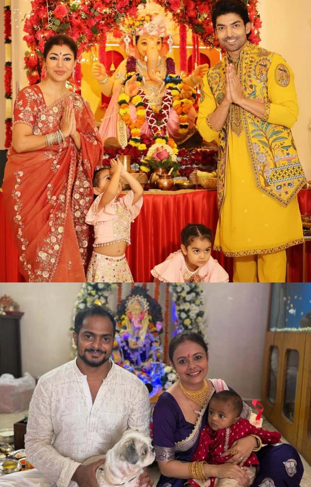ટીવી સેલેબ્ઝે પરિવાર સાથે ઊજવી ગણેશ ચતુર્થી