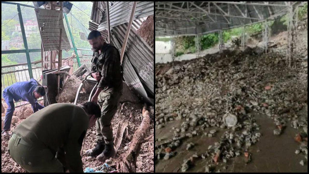 વૈષ્ણો દેવી યાત્રા રૂટ પર ભૂસ્ખલન (તસવીર સૌજન્ય: સોશિયલ મીડિયા)