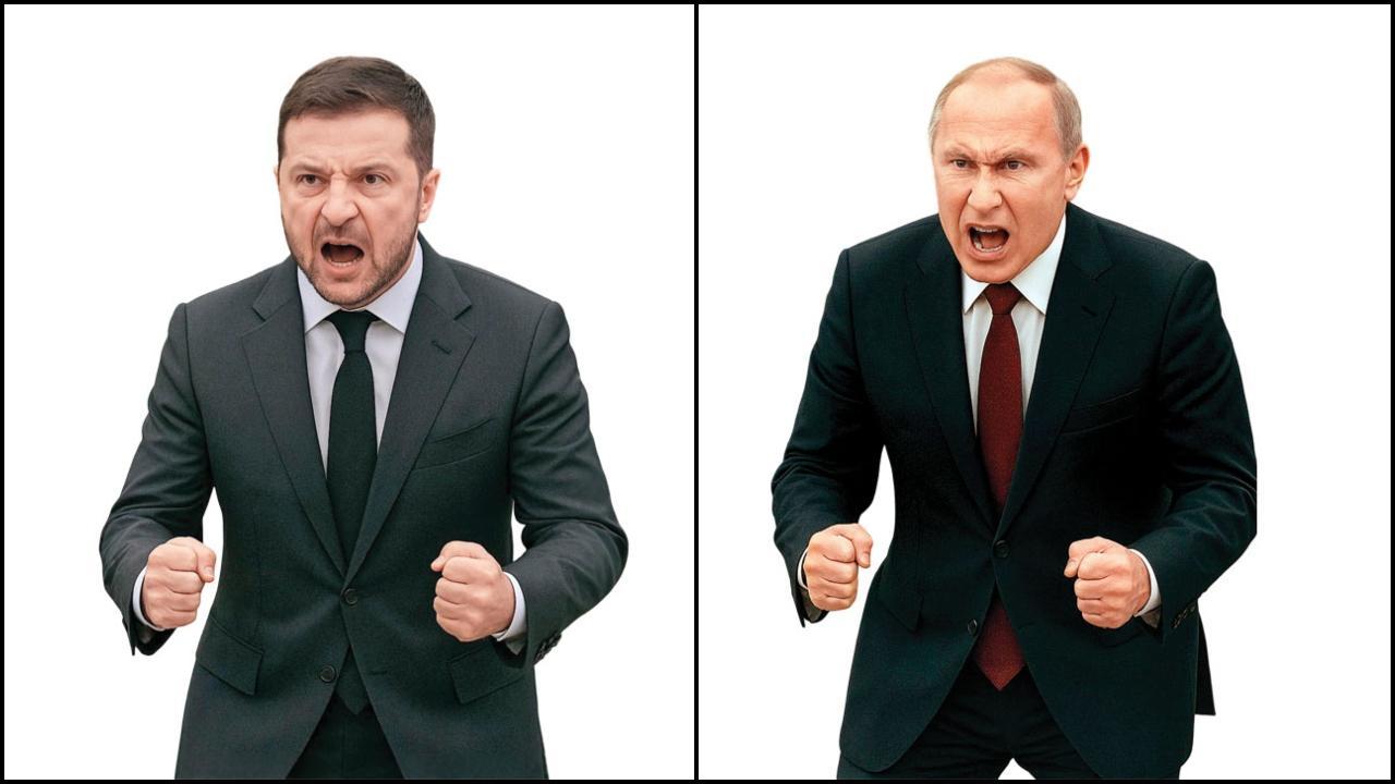 ઝેલેન્સ્કી અને પુતિન 