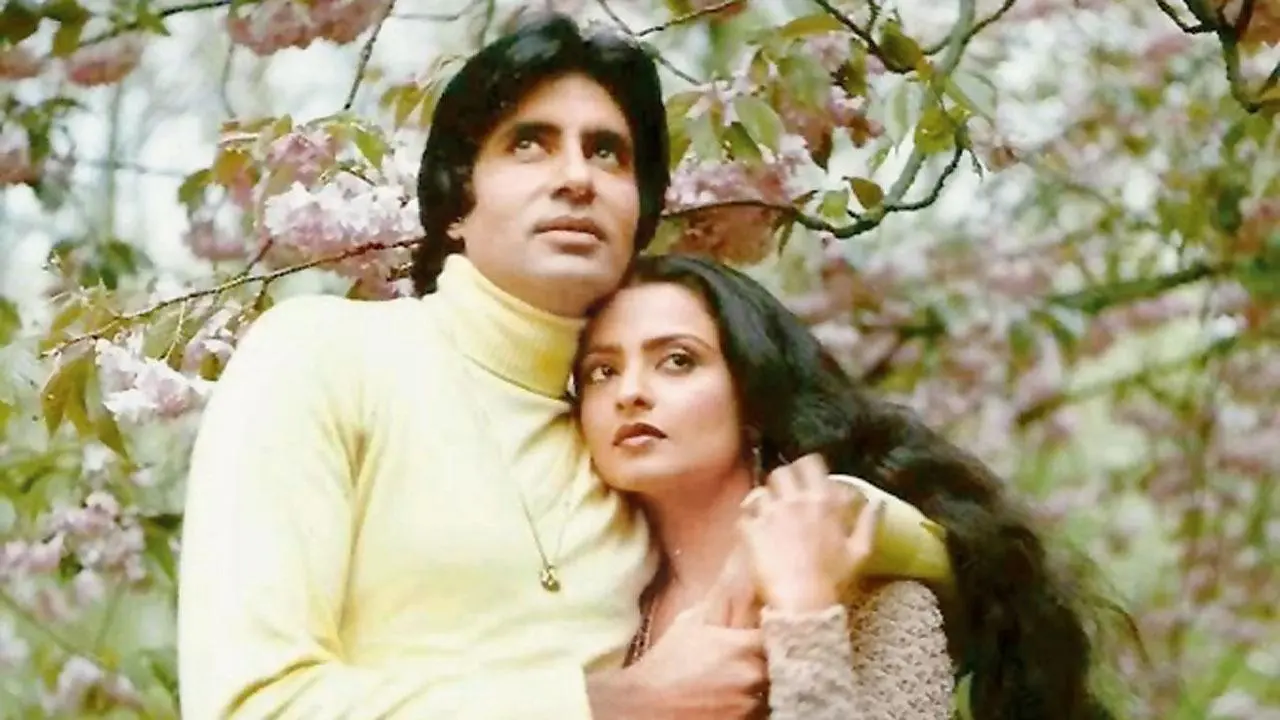 અમિતાભ બચ્ચન સાથે રેખાની ફાઇલ તસવીર