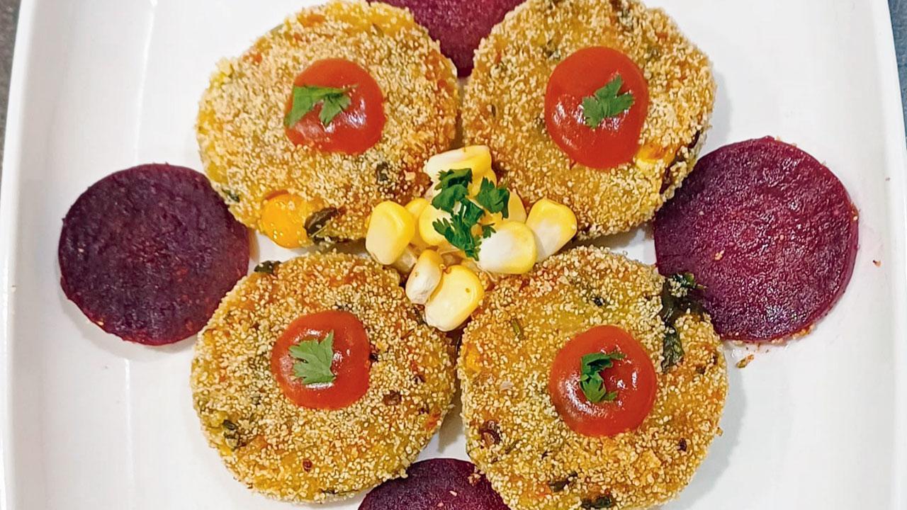 ક્રિસ્પી કૉર્ન કટલેટ