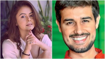 દેવોલીના ભટ્ટાચાર્જી, ધ્રુવ રાઠીની તસવીરોનો કૉલાજ (સૌજન્ય: ઇન્સ્ટાગ્રામ)