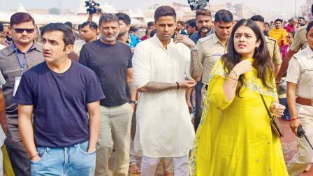 કડક સુરક્ષા વચ્ચે મંદિરમાં પ્રવેશ મેળવી તેઓ જગન્નાથની શરણમાં પહોંચ્યાં હતાં