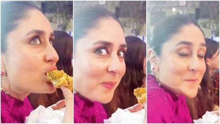કરીના કપૂર પકડાઈ ગઈ સમોસું ખાતી વખતે