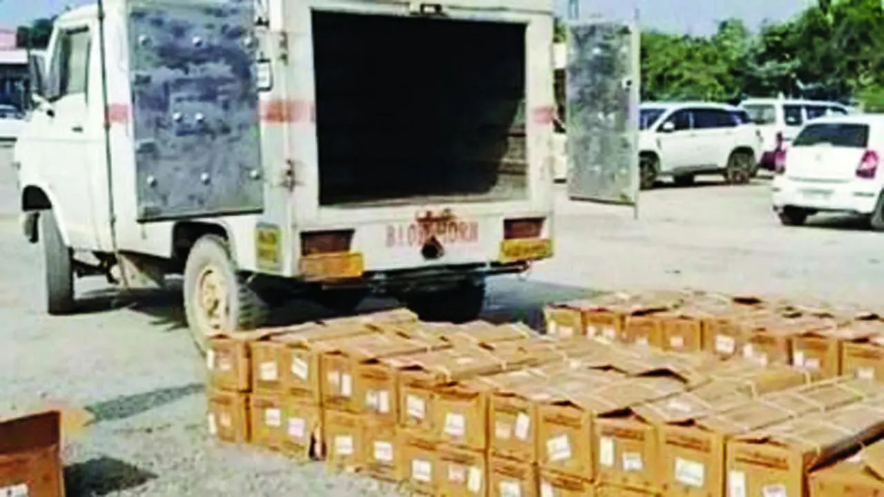 પોલીસનો દાવો છે કે એટલો મોટો જથ્થો છે કે જો એનાથી બ્લાસ્ટ કરવામાં આવે તો ૧૦ કિલોમીટર સુધીનો વિસ્તાર તબાહ થઈ જાય.