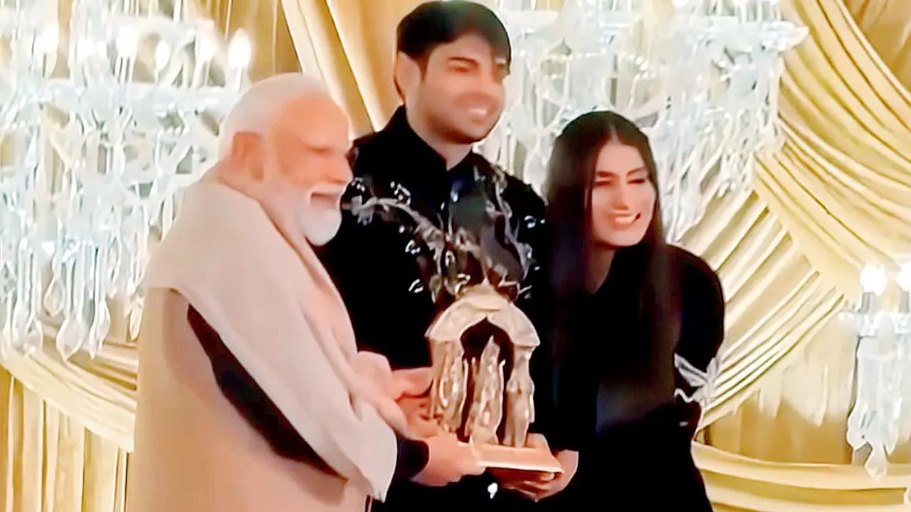 નીરજ-હિમાનીના વેડિંગ-રિસેપ્શનમાં નરેન્દ્ર મોદી