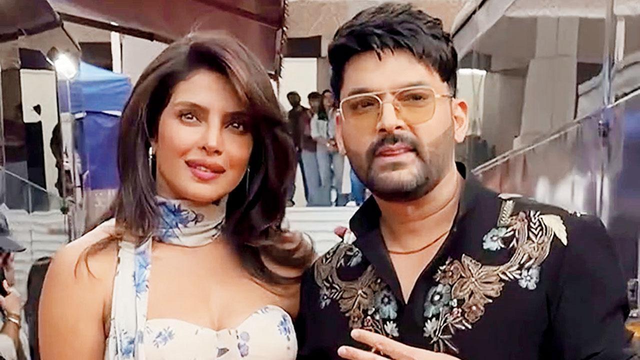 `ધ ગ્રેટ ઇન્ડિયન કપિલ શો`ના સેટ પર પ્રિયંકા ચોપડા