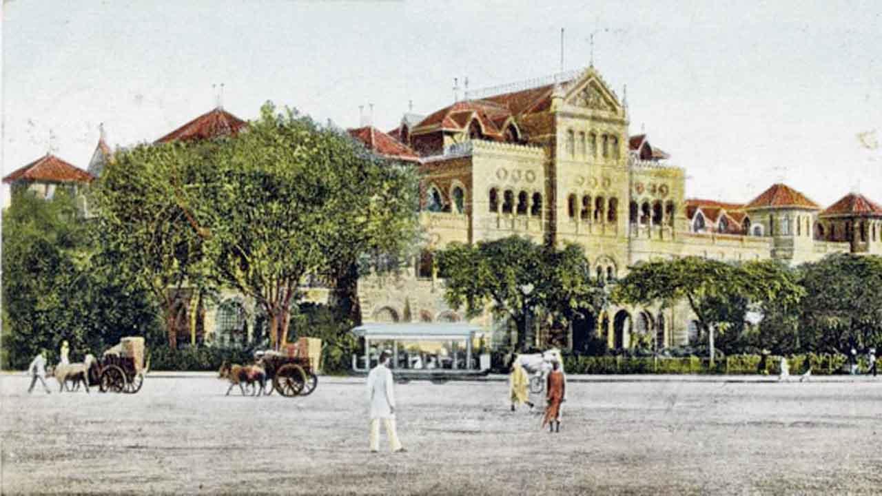 બંધાયા પછી થોડાં વર્ષે લેવાયેલો સેલર્સ હોમનો ફોટો (રંગપૂરણી પછીથી કરેલી છે).