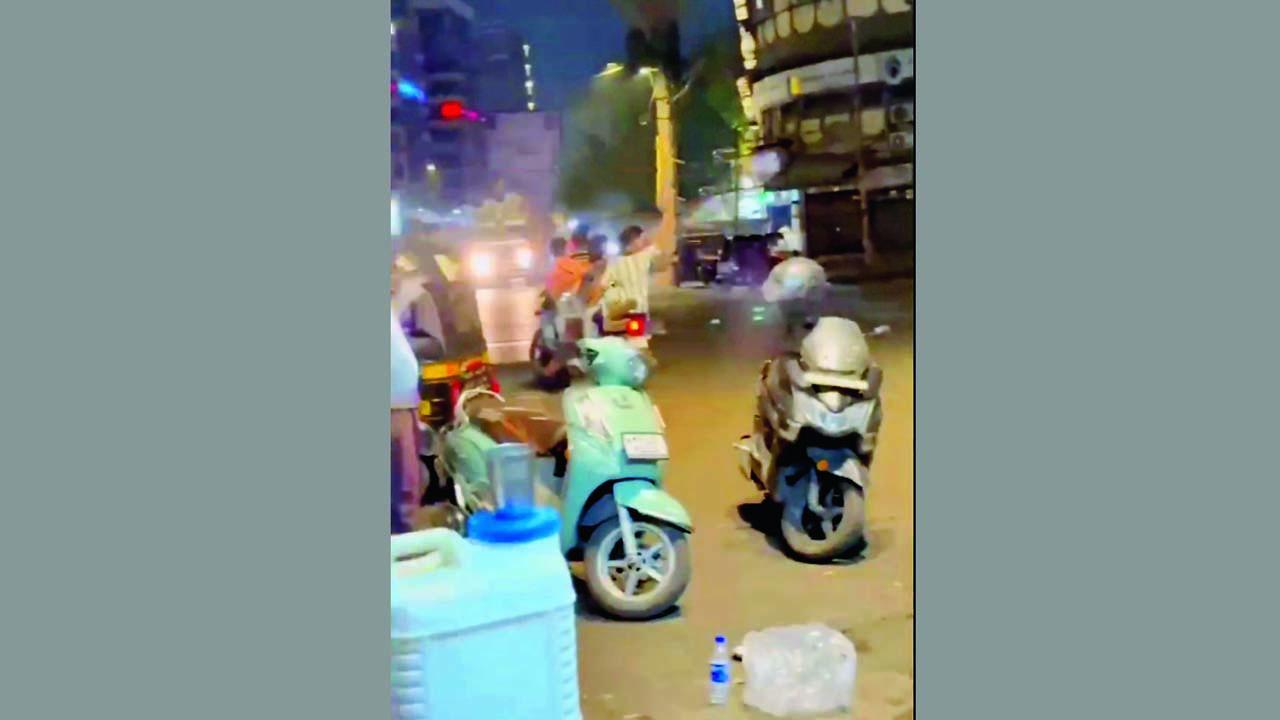 વાયરલ વીડિયોમાંથી સ્ક્રીન શૉટ