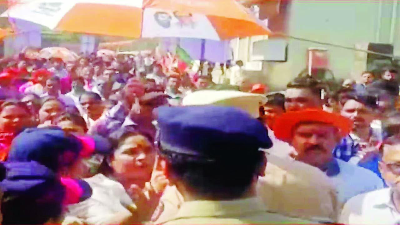 વાયરલ વીડિયોમાંથી સ્ક્રીન શૉટ