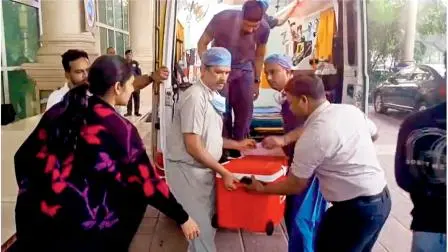 માત્ર ૧૭ મિનિટમાં હાર્ટ હીરાનંદાની હૉસ્પિટલમાં પહોંચ્યું