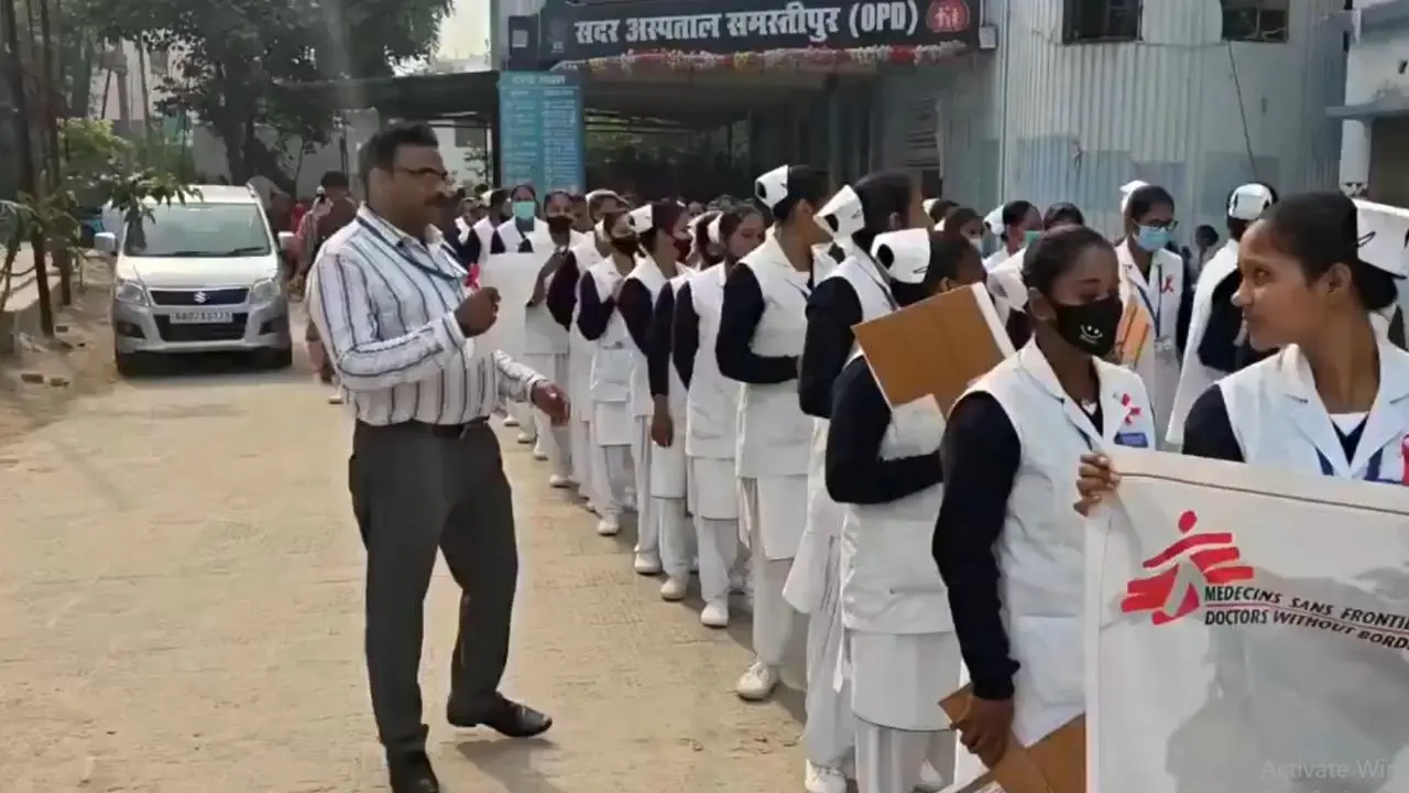 બિહારમાં વિશ્વ એઇડ્સ દિવસની રેલીનું આયોજન (તસવીર સૌજન્ય: સોશિયલ મીડિયા) 