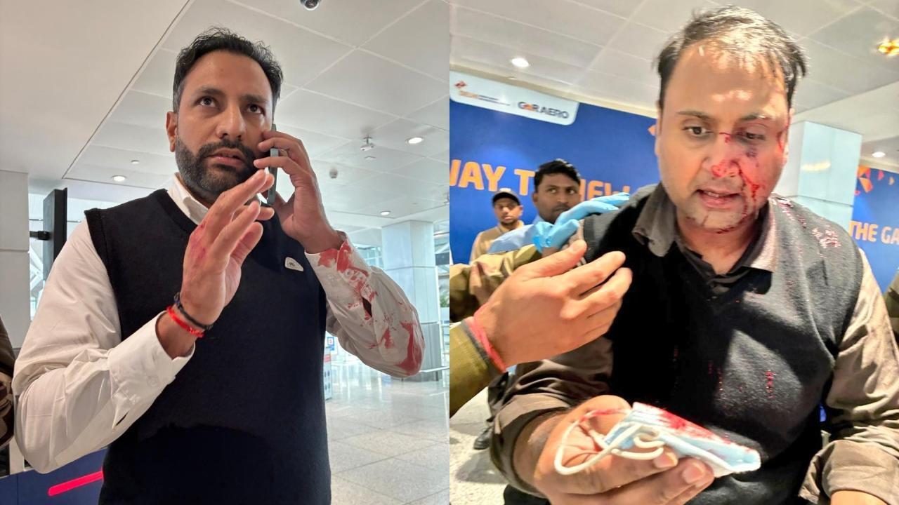 ઍર ઈન્ડિયાના પાયલટ અને મુસાફર વચ્ચે ઝપાઝપી (તસવીર સૌજન્ય: સોશિયલ મીડિયા) 