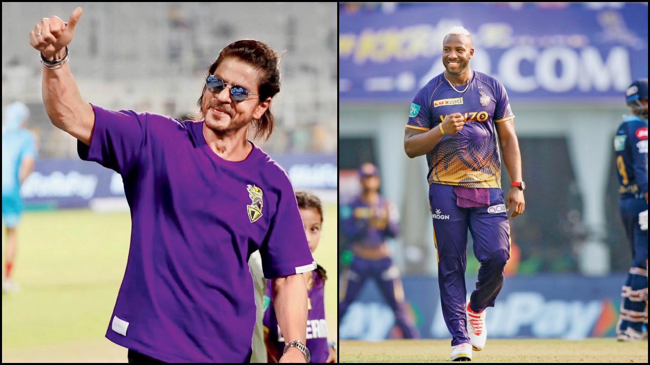 શાહરુખ ખાન અને ઍન્દ્રે રસેલ