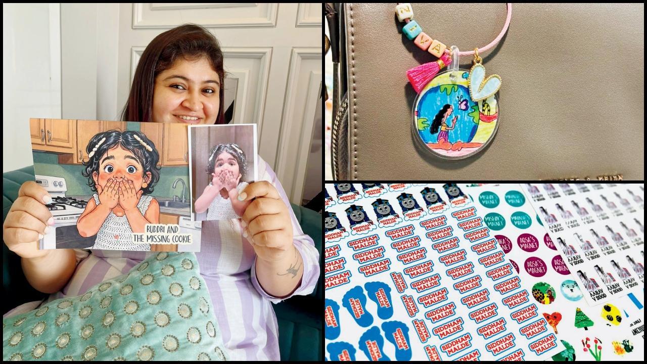 દીપાલીએ બનાવેલી કસ્ટમ સ્ટોરી બુક, આર્ટ લૂપ્સ અને 2D સ્ટિકર્સ