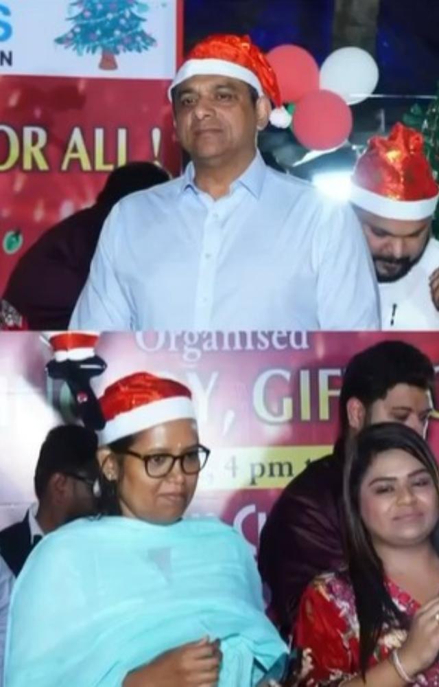 બાન્દ્રામાં વિકલાંગ બાળકો સાથે નાતાલની ઉજવણી