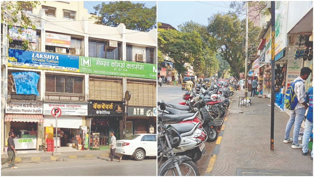 BMCએ કાર્યવાહી કર્યા બાદ મુલુંડના રસ્તા અને ફુટપાથ ચકાચક થઈ ગયાં હતાં.