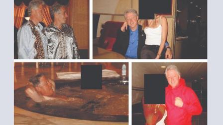 અમેરિકાના ભૂતપૂર્વ પ્રેસિડન્ટ બિલ ક્લિન્ટન બાથટબમાં યુવતી સાથે નહાતા હોય એવી તસવીરો શૅર થઈ હતી. એ ઉપરાંત બિલ ક્લિન્ટન અન્ય સેલિબ્રિટીઝ સાથેની તસવીરો પણ એપ્સ્ટાઇન ફાઇલ્સમાં બહાર પડી હતી. 