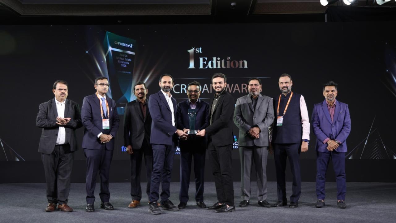 શ્રીપદ ઇન્ફિનિયા વર્લ્ડને ક્રેડાઈ એવોર્ડ, સુરતના રિયલ એસ્ટેટ માટે ગૌરવનો ક્ષણ