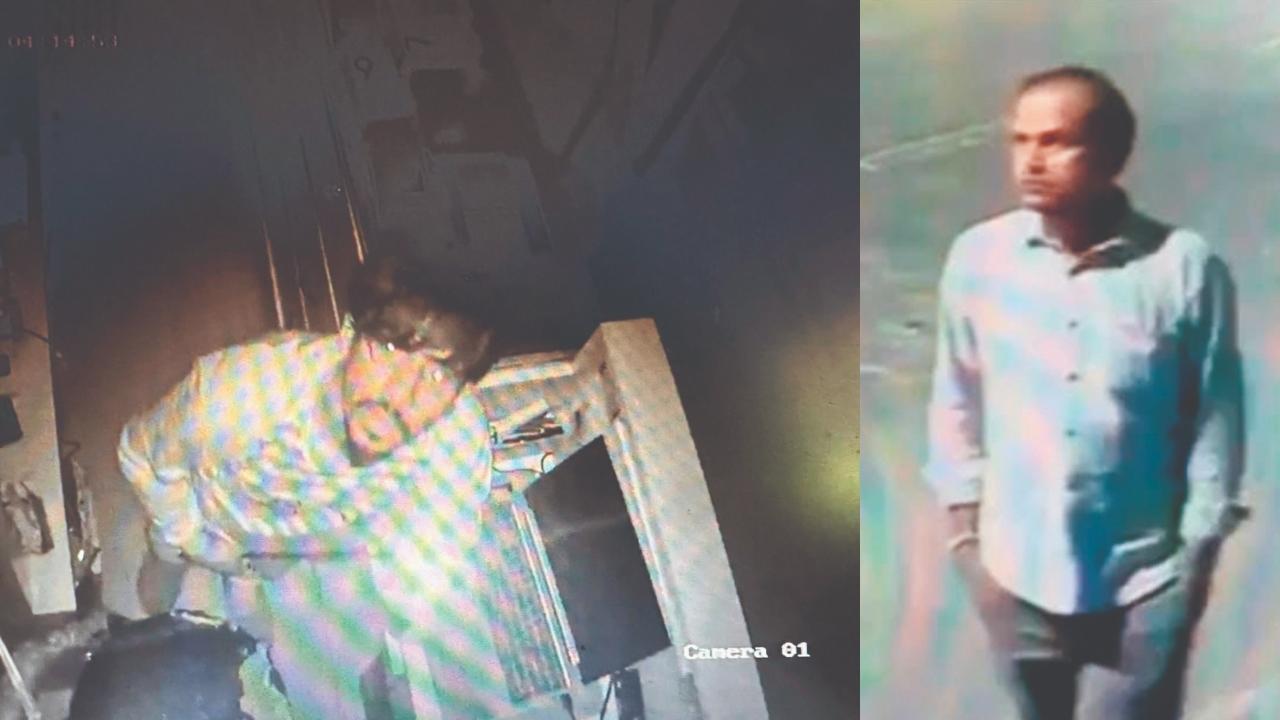 CCTV કૅમેરાના ફુટેજમાં કેદ થયેલા આરોપી.