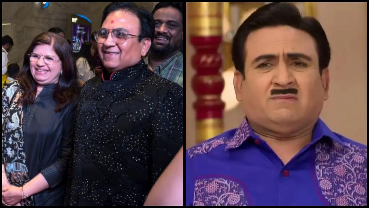 દિલીપ જોશી પત્ની સાથે