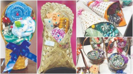 ટકાઉ કાપડના ગુલદસ્તા