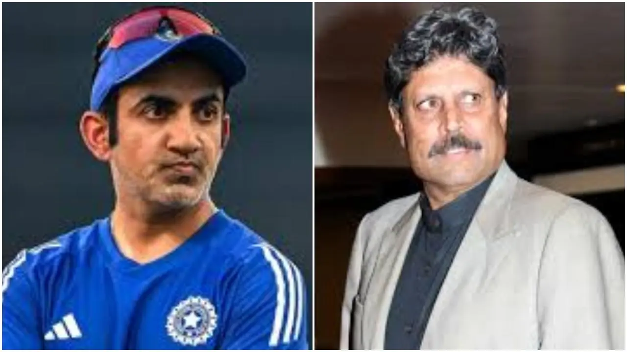 ગૌતમ ગંભીર, કપિલ દેવની તસવીરોનો કૉલાજ