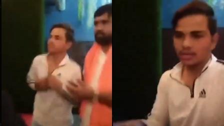 વાયરલ વીડિયોનો સ્ક્રીન ગરૅબ (તસવીર સૌજન્ય: સોશિયલ મીડિયા)