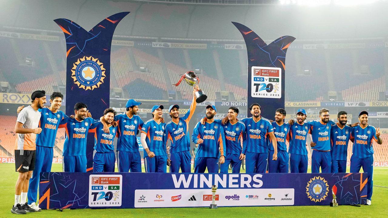 વિજેતા ભારતીય ટીમ